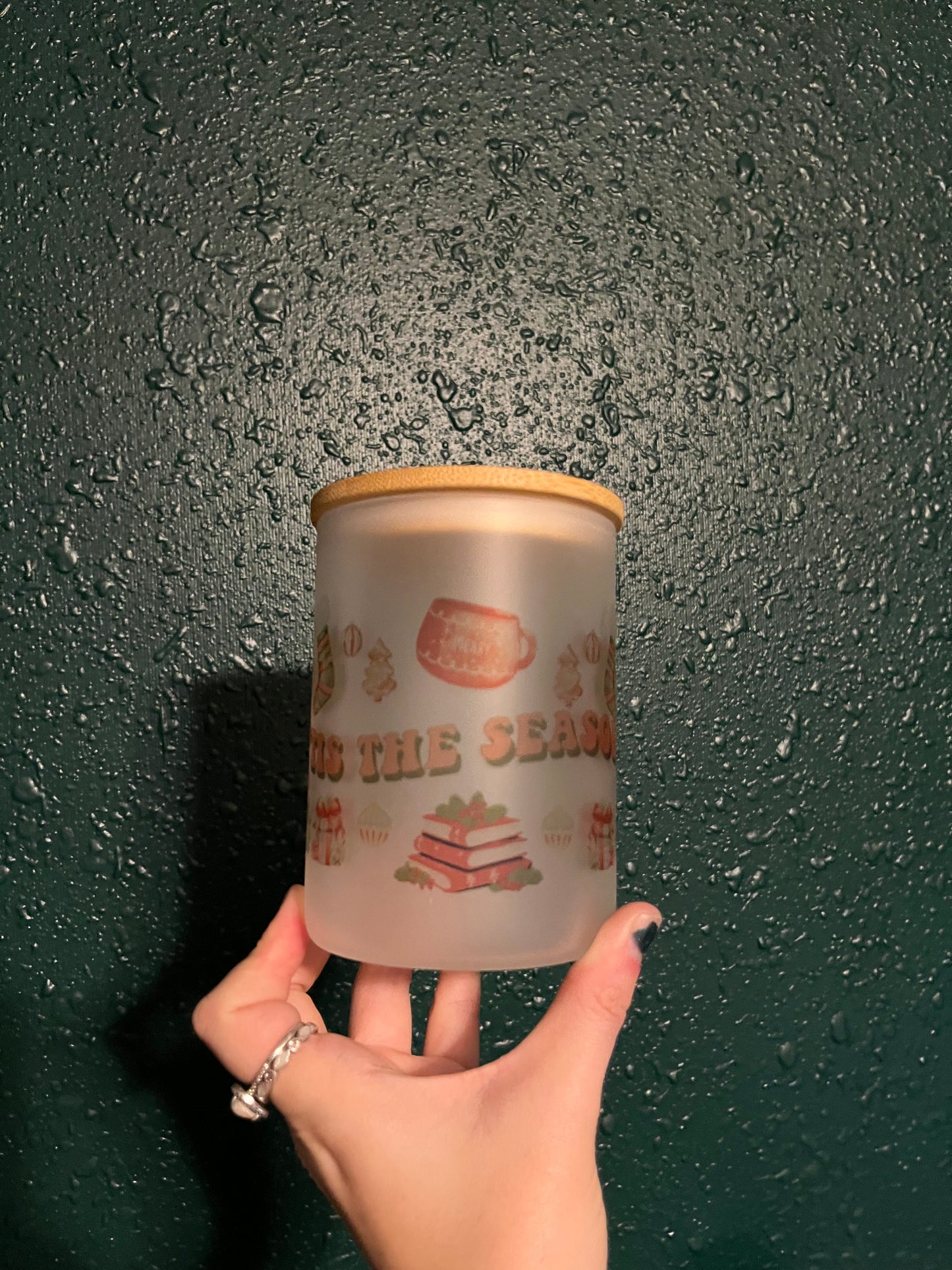 Tis The Season Glass Mug