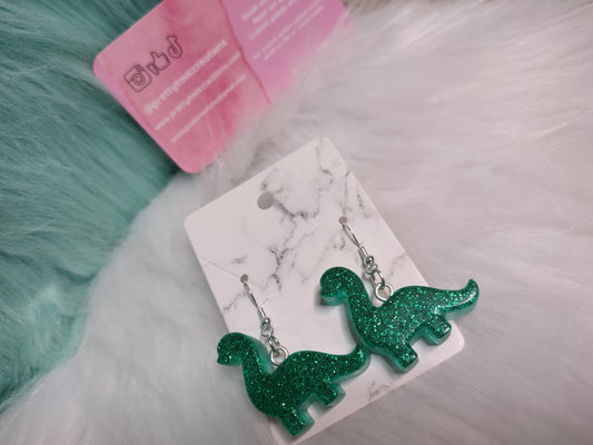 Brontosaurus Earrings