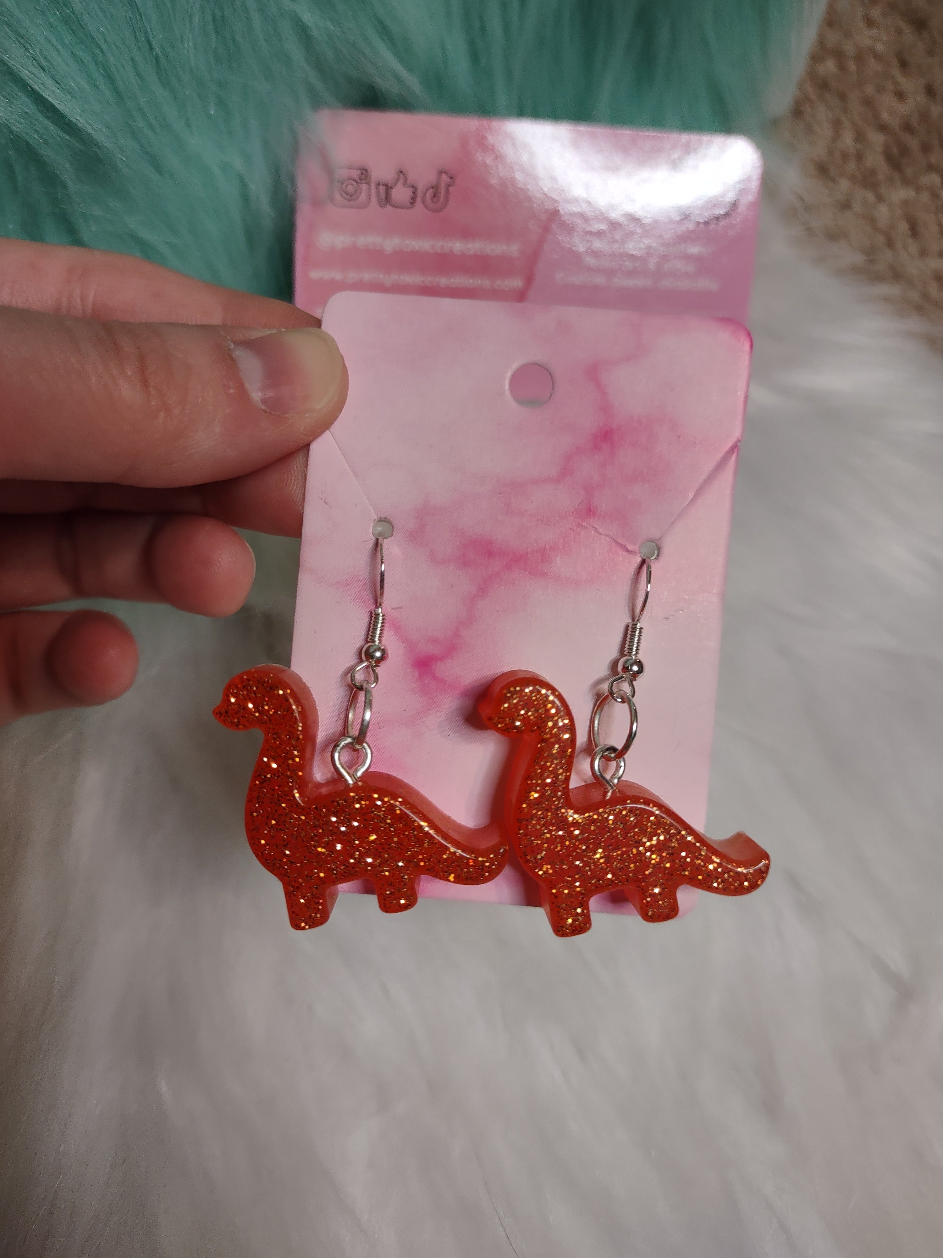 Brontosaurus earrings sale