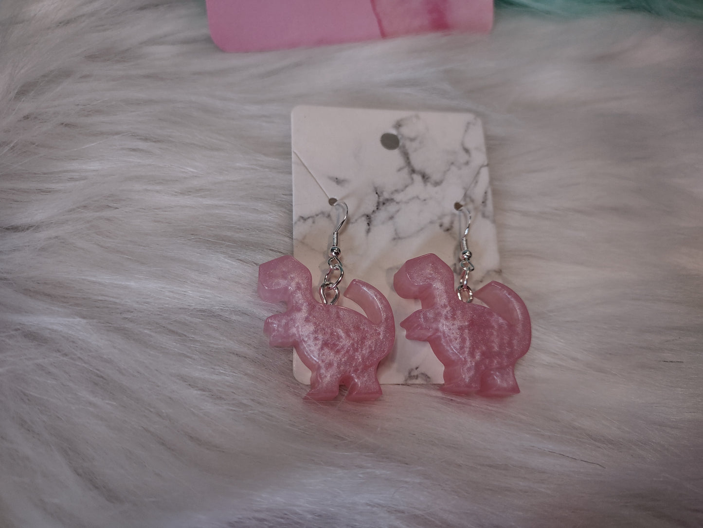 Valentine's T-Rex Earrings
