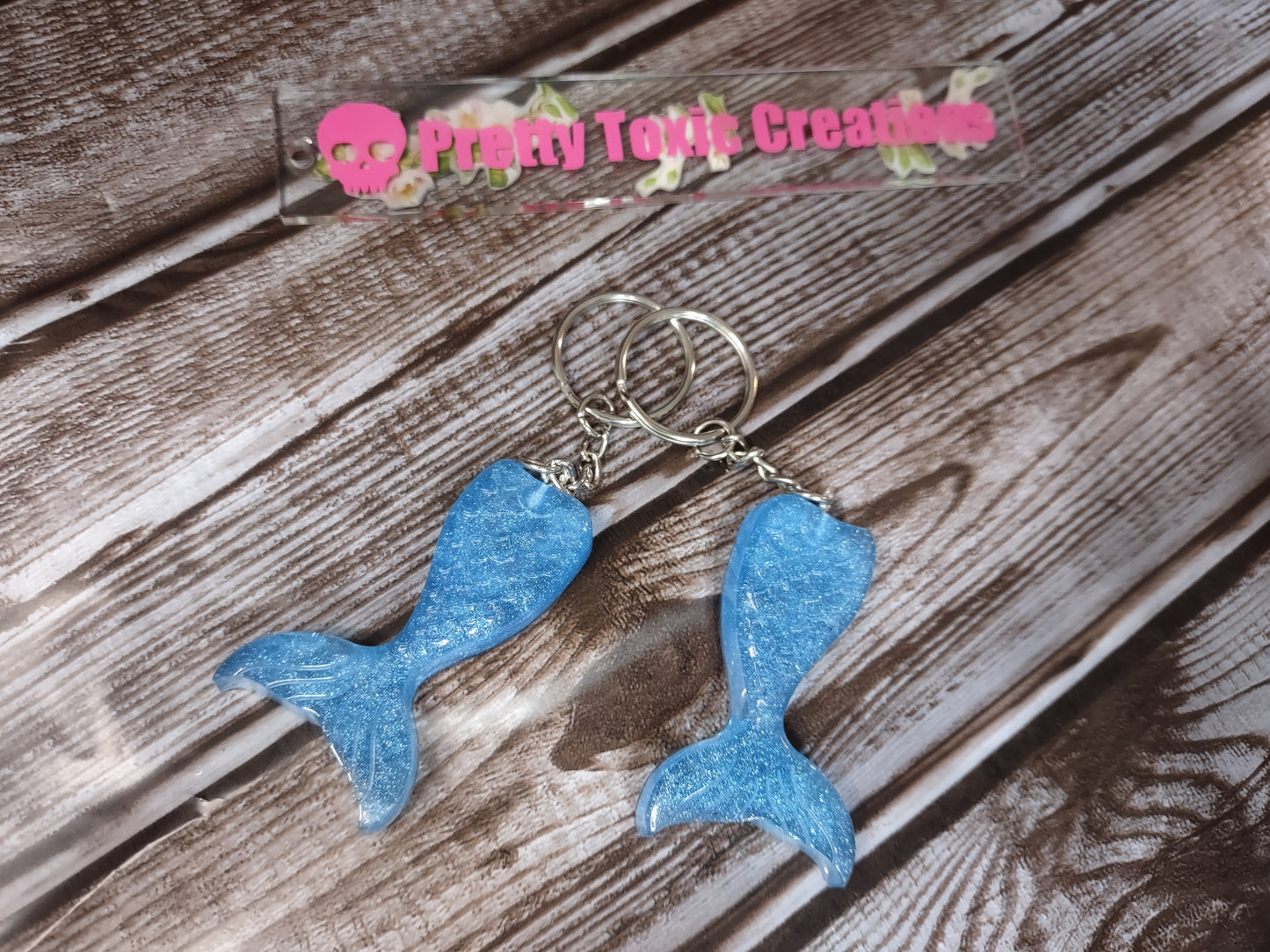 Mommy Mermaid Tail Keychain