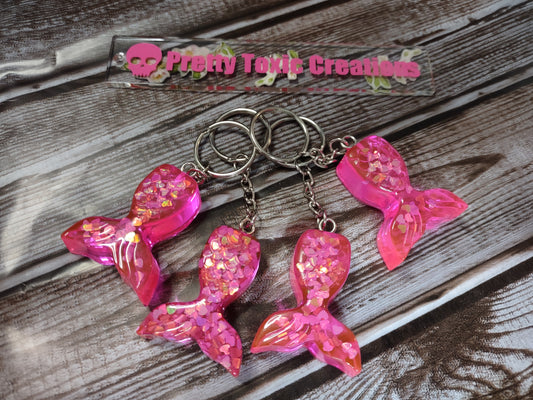 Baby Mermaid Tail Keychain