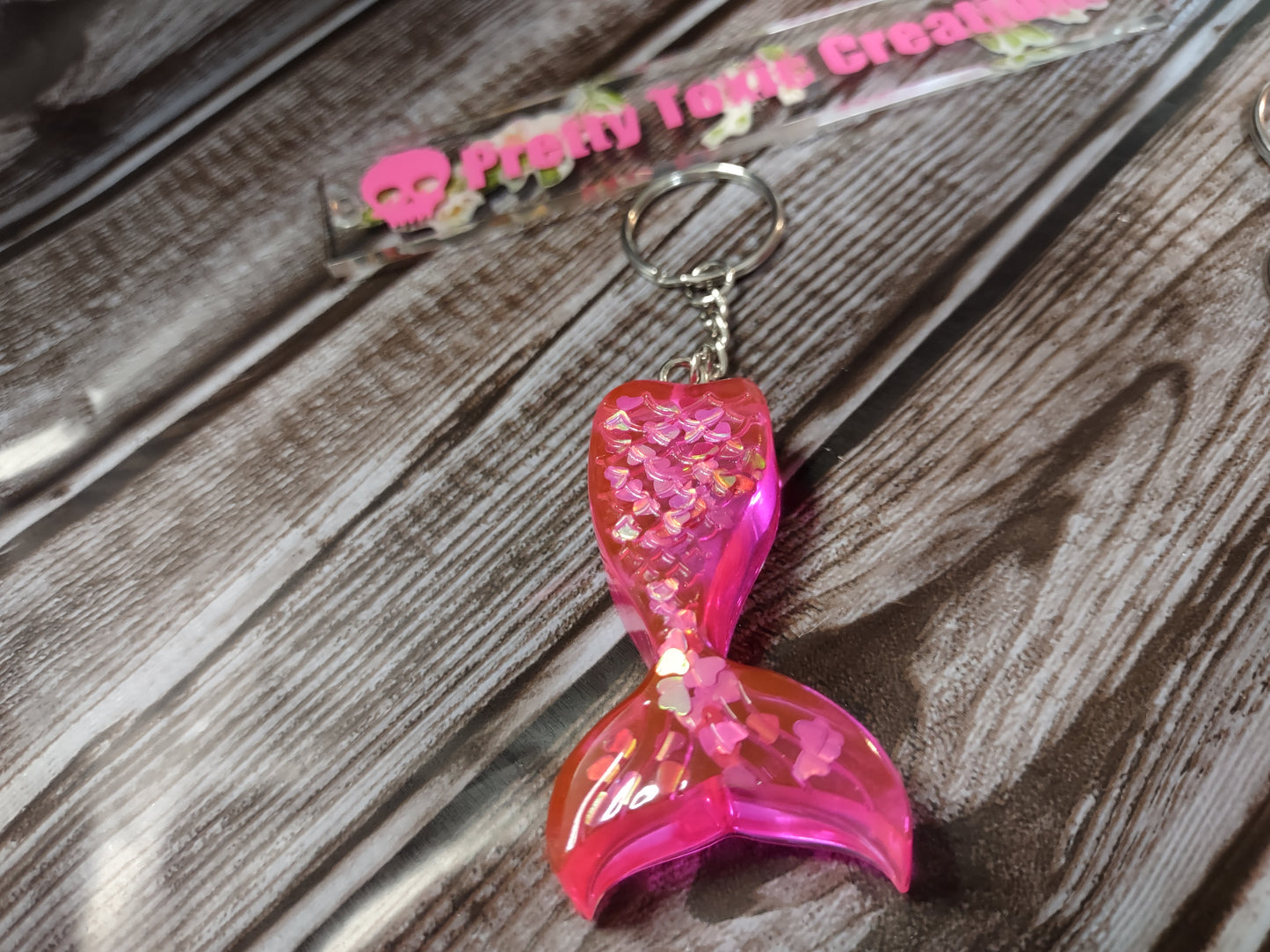 Mommy Mermaid Tail Keychain